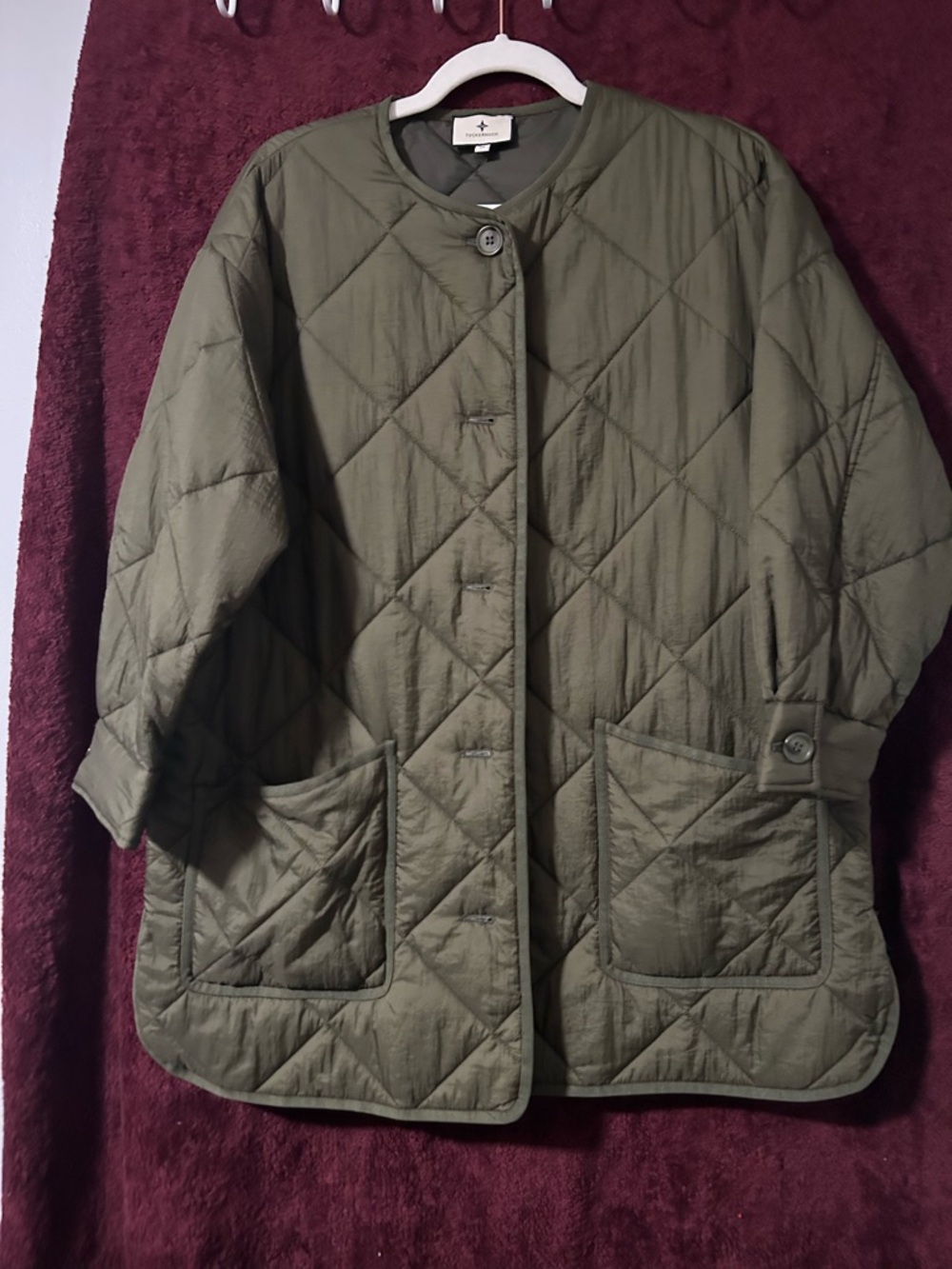 Tuckernuck Olive Quilted Greer Jacket - Size Medium - EXCELLENT Condition